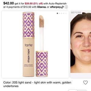 Tarte Shape Tape Concealer 20S